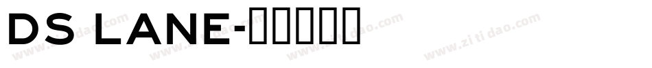 DS Lane字体转换
